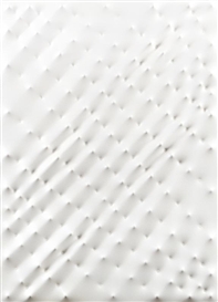 SUPERFICIE BIANCA by Enrico Castellani